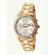 Tsumori Chisato Big Cat Ladies Watch with Rose Gold Metal Band and Crystal Bezel