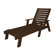 POLYWOOD&reg; Captain Chaise Lounge with Arms
