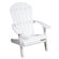 Great American Woodies Lifestyle Poly Resin Fan Back Adirondack Chair