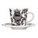 iittala Taika 4.5" Black Espresso Saucer