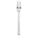 Alessi Santiago Dessert Fork in Mirror Polished by David Chipperfield