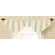 Sound Asleep Room Darkening Rod Pocket Ascot Window Panel Set in Ivory