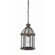 Massive Narbonne One Light Outdoor Hanging Lantern in Rust
