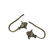 Rod Desyne Modern Bloom Holdback / Tieback in Antique Brass (Set of 2)