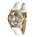 JBW Women's Olympia Leather Watch in White