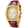 JBW Men's Ceasar Leather Watch in Brown