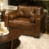 Elements Fine Home Furnishings Soho Top Grain Leather Chair and Ottoman