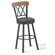 Amisco Brittany 30" Swivel Barstool with Memory Return