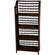 Oriental Furniture 43" Natural Fiber Shelving Unit in Mocha