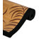 Oriental Furniture Tropical Leaf Bamboo Rug
