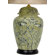Oriental Furniture Birds and Flowers Lamp in Jade Green