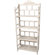 Oriental Furniture Distressed Slatted Shelving Unit