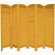 Oriental Furniture 72" Classic Venetian Room Divider in Honey