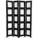Oriental Furniture Double Sided Photo Display Room Divider in Black
