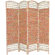Oriental Furniture 67" Recycled Magazine 4 Panel Room Divider
