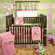 My Baby Sam Paisley Splash In Pink Crib Bedding Collection