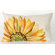 Liora Manne Sunflower Rectangle Indoor/Outdoor Pillow in Yellow