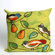 Liora Manne Song Birds Square Indoor/Outdoor Pillow in Green