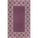 Liora Manne Spello Chain Border Purple Outdoor Rug