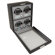 Wolf Designs Viceroy Module 2.7 Four Piece Watch Winder with Cover in Black