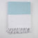 Nine Space Ayrika Thin Stripe Fouta Towel in Turquoise