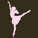 Secretly Designed Ballet Dancer #2 Wall Decal