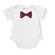 Spunky Stork Houndstooth Bowtie Organic One Piece