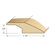 Moldings Online 78" Solid Hardwood Unfinished Merbau Square Nose for 9/16, 5/8" Floors