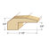 Moldings Online 78" Solid Hardwood Unfinished Maple Threshold