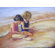 Blackwater Design Girls on the Beach 11 x 14 Wrap Canvas