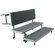 National Public Seating Three-Level Trans-Port Choral Risers and Guard Rails