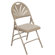 National Public Seating 1000 Series Triple Brace, Fan Back Padded Folding Chair