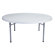 National Public Seating 71" Round Blow Molded Folding Table