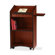Oklahoma Sound Corporation Floor Lectern/AV Stand, 25"x20"x46", Medium Oak/Mahogany