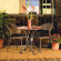 The Outdoor GreatRoom Company Bistro Dining Side Chairs (Set of 2)