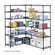 Safco Products Company Industrial Wire Starter Unit (48" x 18" Shelves)