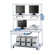 Safco Products Company Wire LAN Workstation with Utility Basket