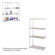 Safco Products Company Industrial Wire Add-On Unit (36" x 18" Shelves)