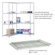 Safco Products Company Industrial Wire Extra Shelves (18" x 48" Shelves)