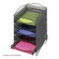 Safco Products Company Onyx Five Drawer Mesh Literature Organizer in Black