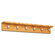 Safco Products Company Contempo Wood Wall Rack with 6 Hooks