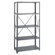 Safco Products Company Commercial Steel Shelving in Dark Gray