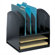 Safco Products Company Combination Desk Rack 6 Upright/ 2 Horizontal