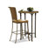 Riverside Furniture Medley 3 Piece Marble Top Pub Table Set in Camden