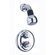 LaToscana Thermostatic Valve With Chrome Shower Faucet Trim 
