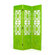 Wayborn Spider Web 3 Panel Room Divider in Distressed Green