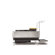 simplehuman Steel Frame Dish Rack with Wine Glass Holder in Grey