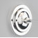 Robert Abbey Muses Calliope Wall Sconce in Lead Crystal