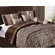 LaCozee Safari Micro Fur Bed in a Bag Set in Brown