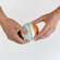 Boon Snack Ball Snack Container in Blue Raspberry / Tangerine